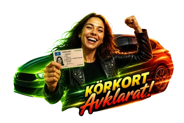 Elev som klarat körkortet hos Körkortcenter i Karlstad